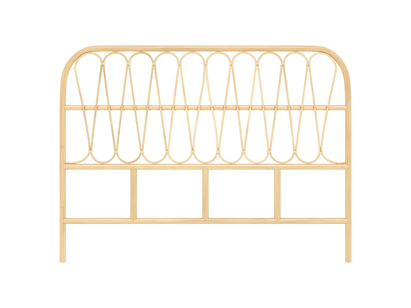 Cabecero de ratán natural 140 cm - Elior