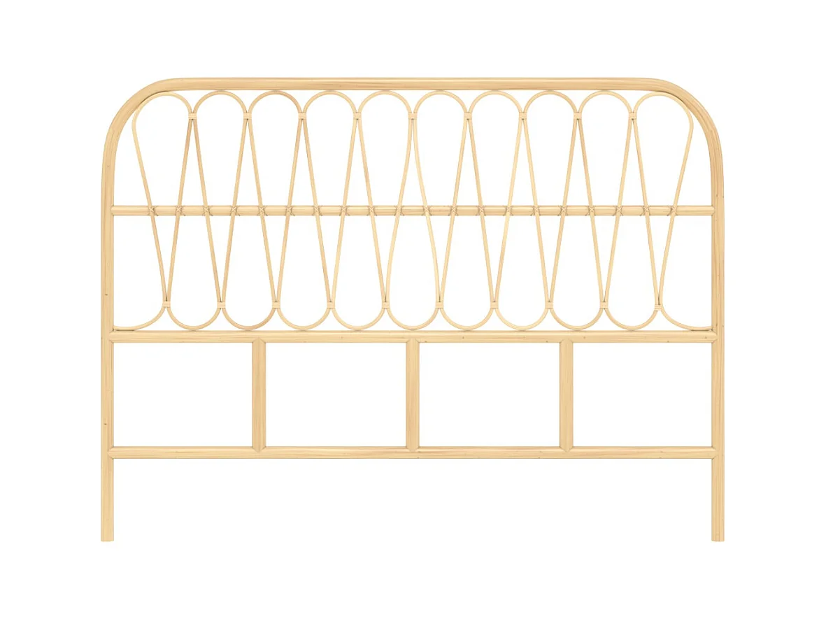 Cabecero de ratán natural 140 cm - Elior