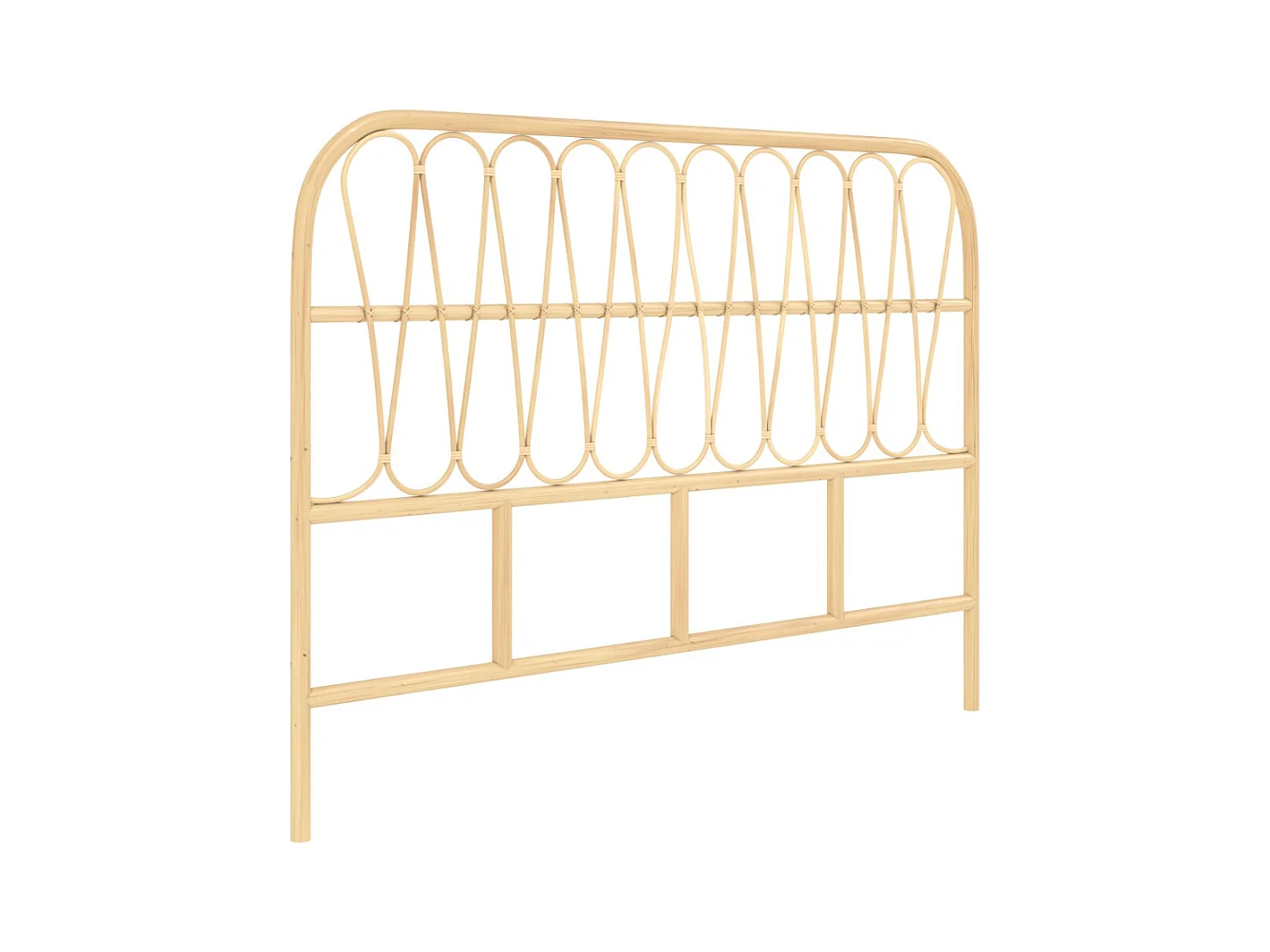 Cabecero de ratán natural 140 cm - Elior