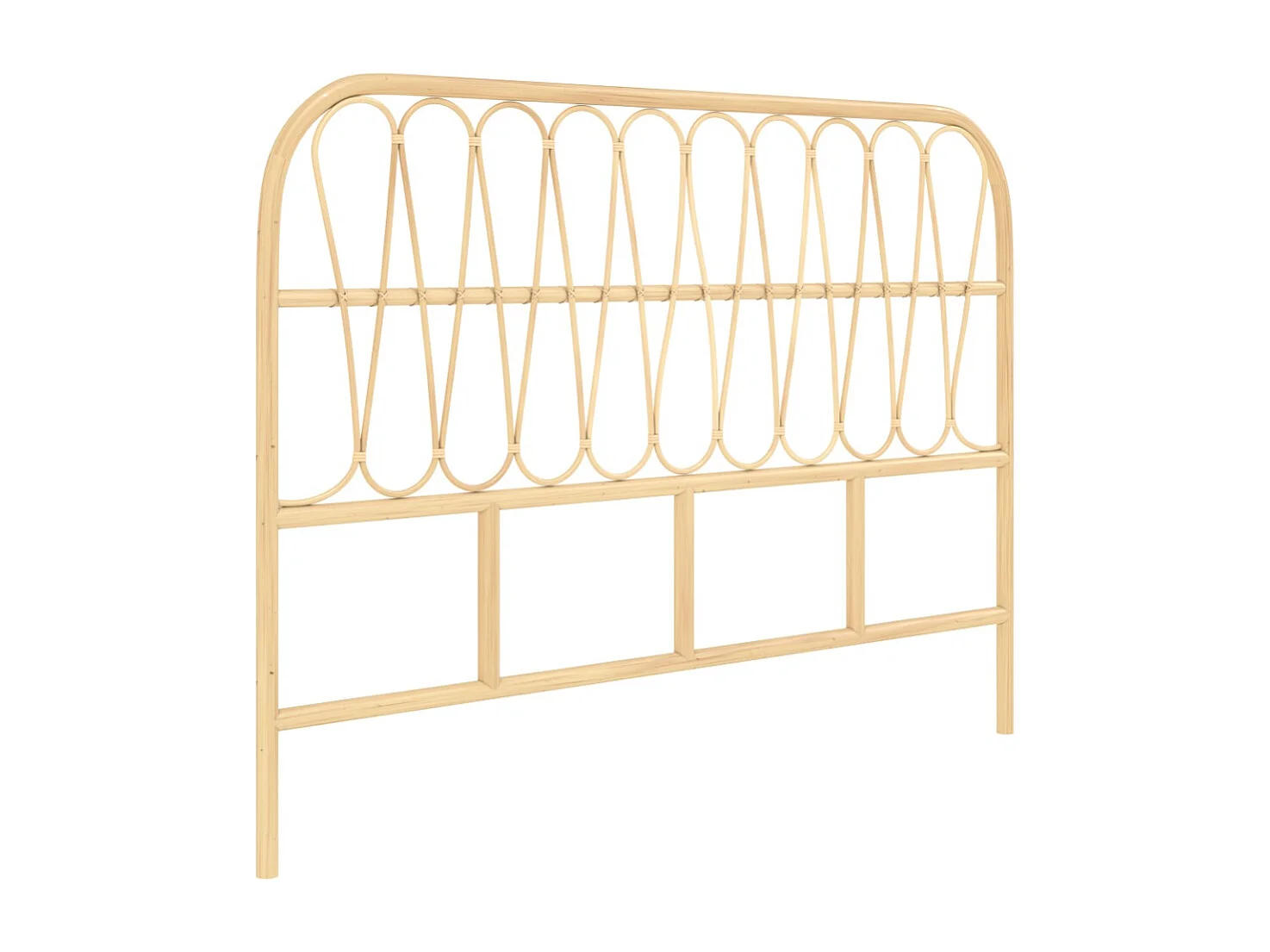 Cabecero de ratán natural 140 cm - Elior