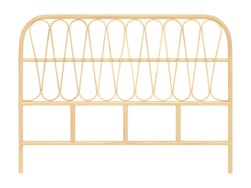 Tête de lit en rotin naturel 140 cm - Elior