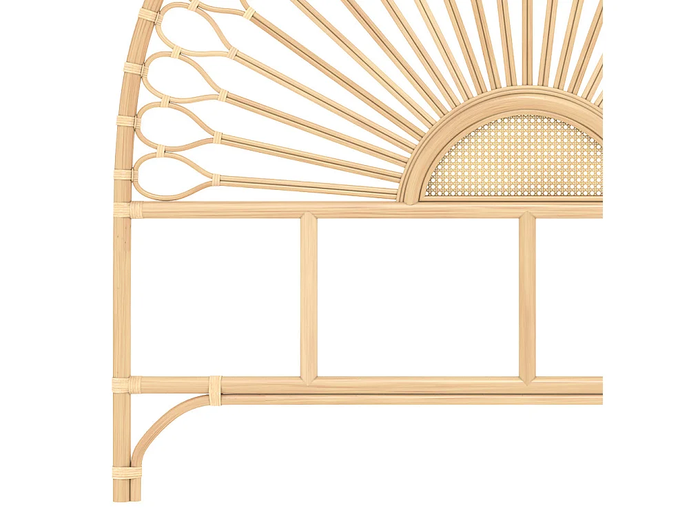 Tête de lit en rotin naturel 140 cm - Alan