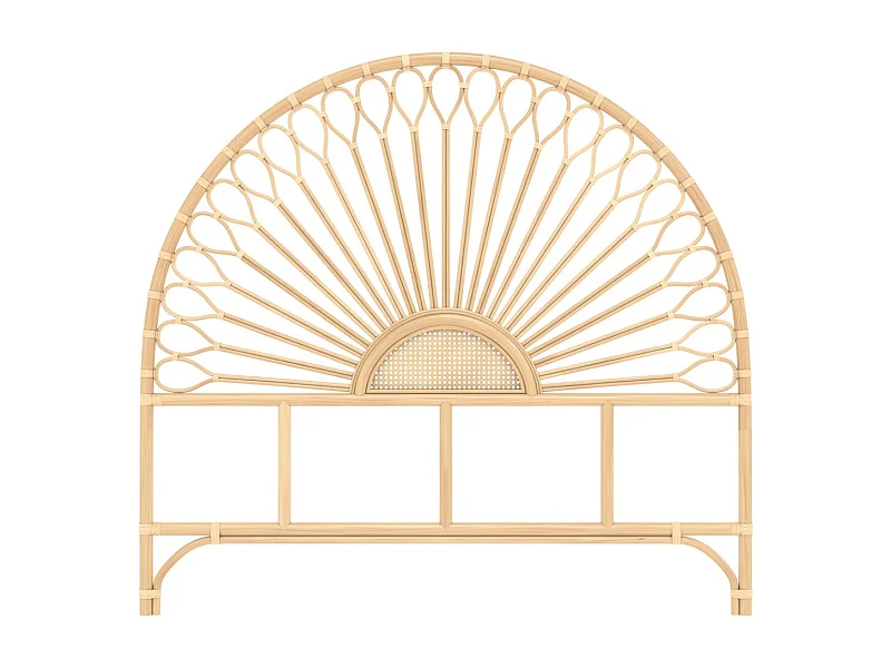 Tête de lit en rotin naturel 140 cm - Alan