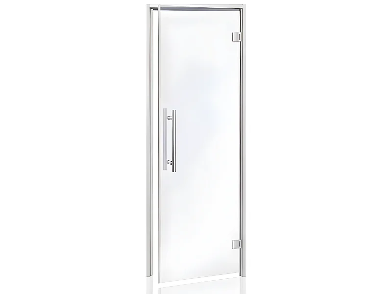 Porte vitrée LUXE 70 pour hammam largeur 70 cm hauteur 190 cm