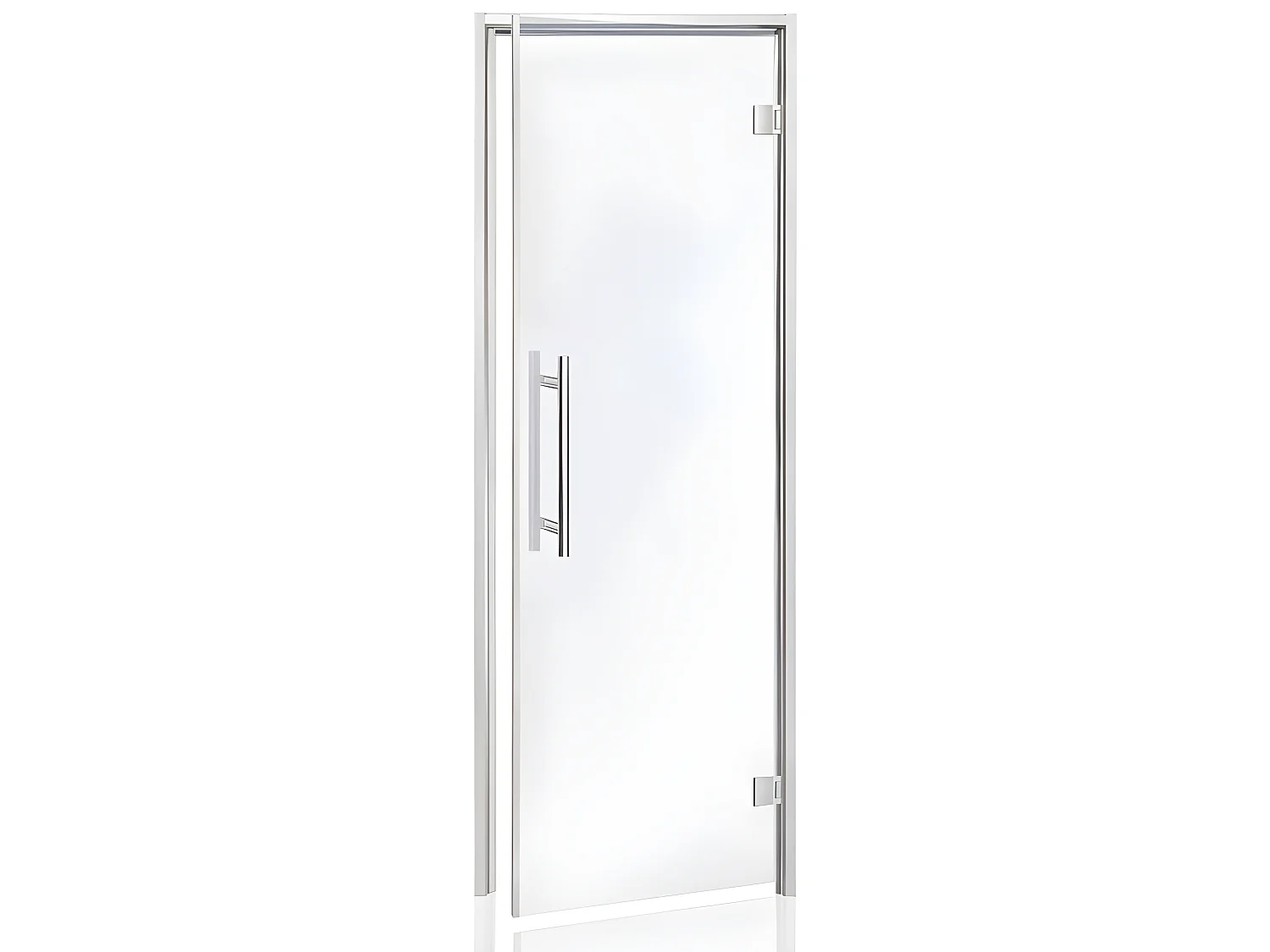 Porte vitrée LUXE 70 pour hammam largeur 70 cm hauteur 190 cm