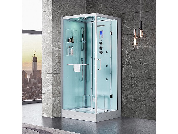 Cabine douche Hammam Archipel® Pro 95D (95x95cm) 1 place