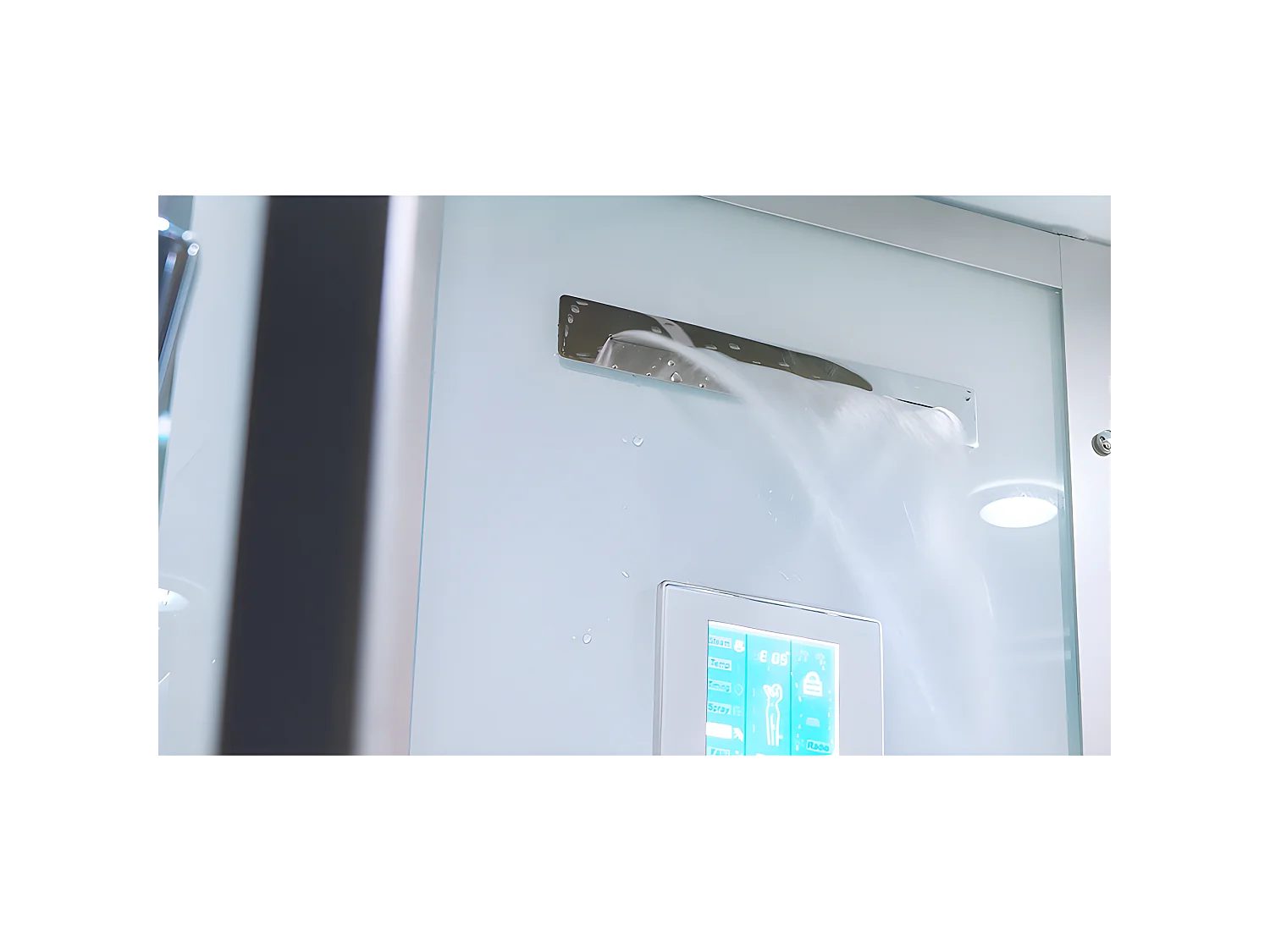 Cabine douche Hammam DUO Archipel® Pro 120D (120x85cm) - 2 places