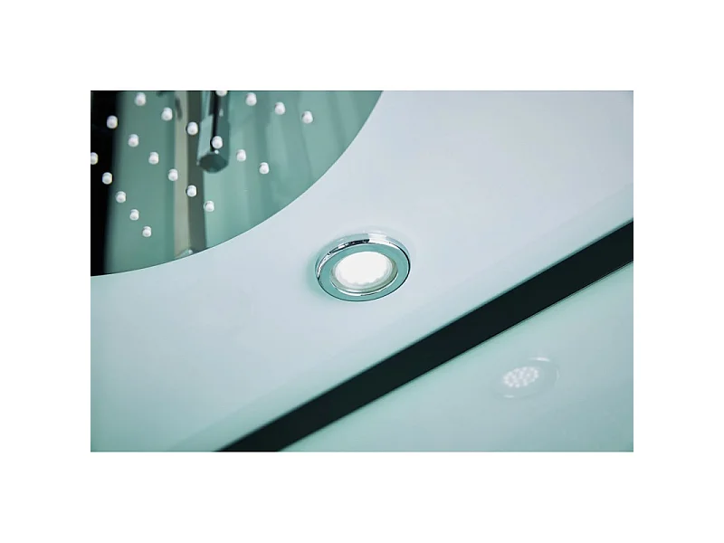 Cabine douche Hammam Archipel® QDR 80C WHITE - 80x80 -1 place