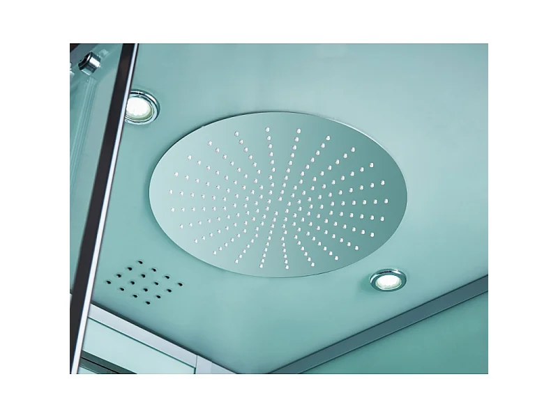 Cabine douche Hammam Archipel® QDR 80C WHITE - 80x80 -1 place