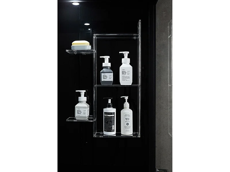 Cabine douche Hammam Archipel® Pro 95G BLACK (95x95cm) - 1 place