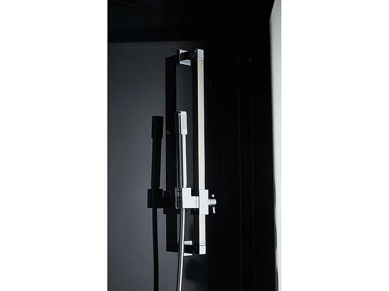 Cabine douche Hammam Archipel® Pro 95G BLACK (95x95cm) - 1 place