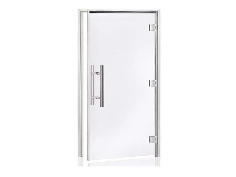 Porte vitrée LUXE PRO pour hammam largeur 90 cm hauteur 200 cm
