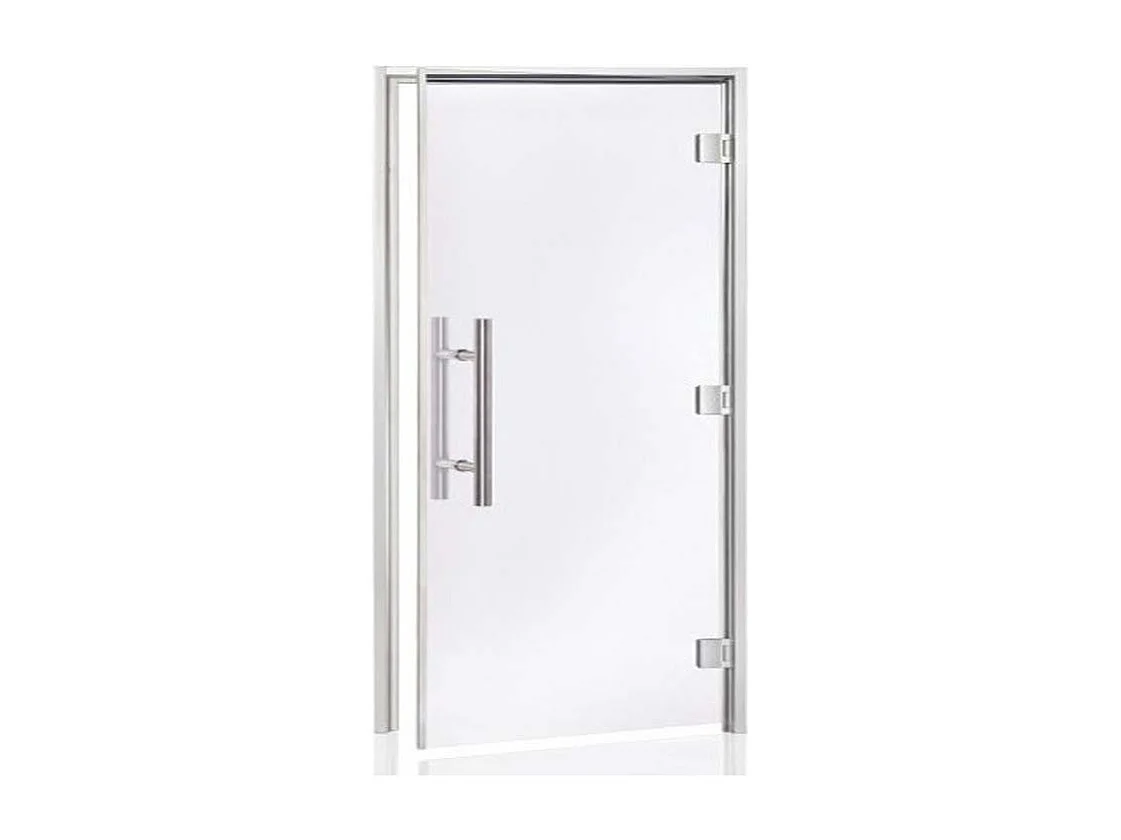 Porte vitrée LUXE PRO pour hammam largeur 90 cm hauteur 200 cm