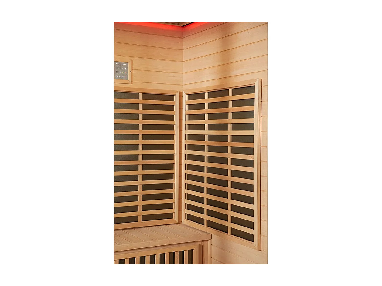 Combi Sauna Infrarouge Douche Hammam Boreal® IR-H-220D - droite
