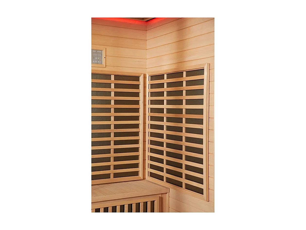 Combi Sauna Infrarouge Douche Hammam Boreal® IR-H-220D - droite