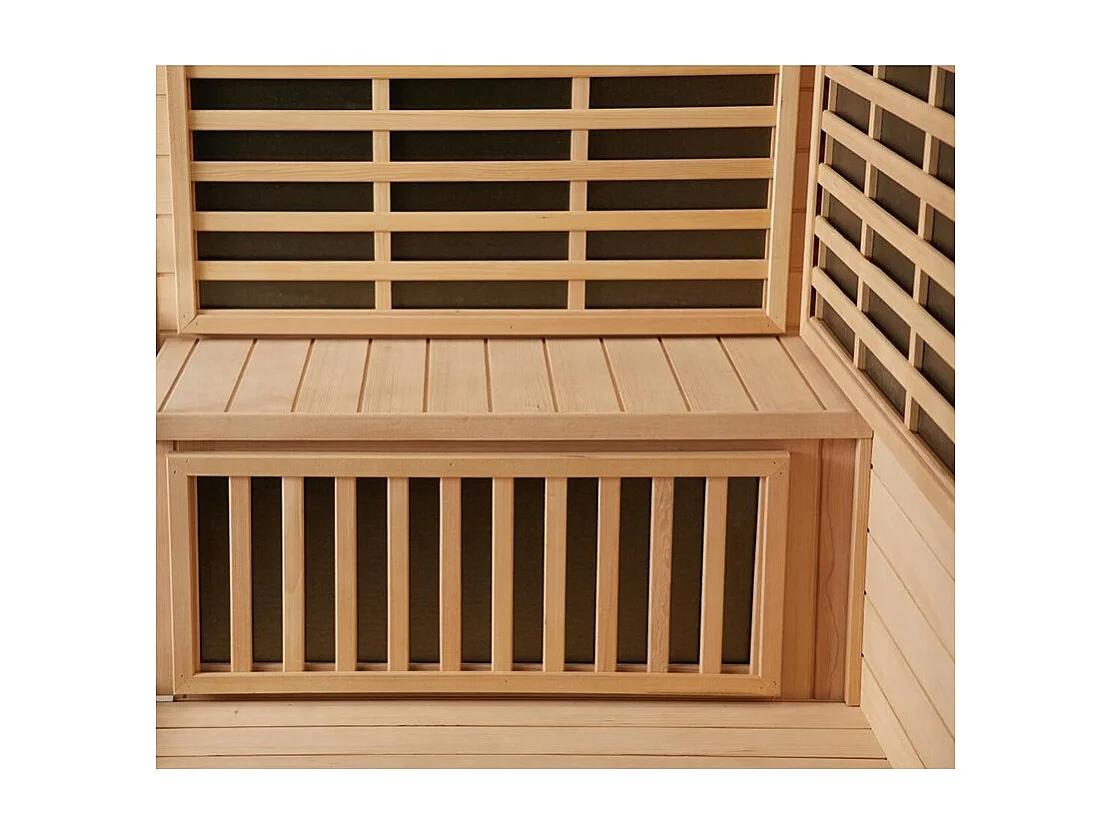 Combi Sauna Infrarouge Douche Hammam Boreal® IR-H-220D - droite