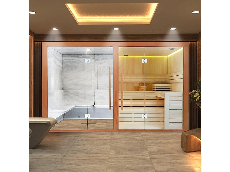 Combi Sauna Hammam Boreal® Sublimation - 8 places - 340*175*210