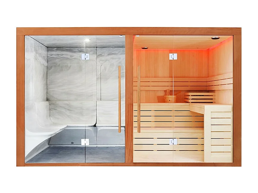 Combi Sauna Hammam Boreal® Sublimation - 8 places - 340*175*210