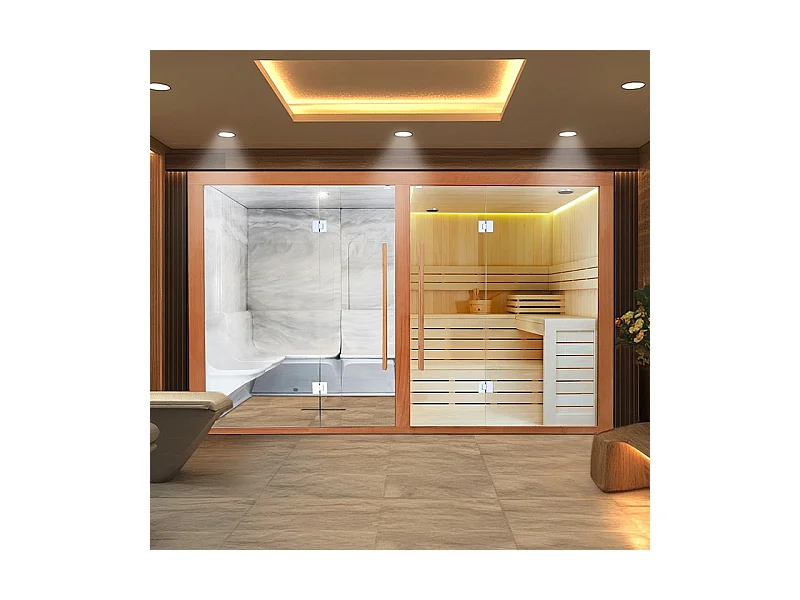 Combi Sauna Hammam Boreal® Sublimation - 8 places - 340*175*210