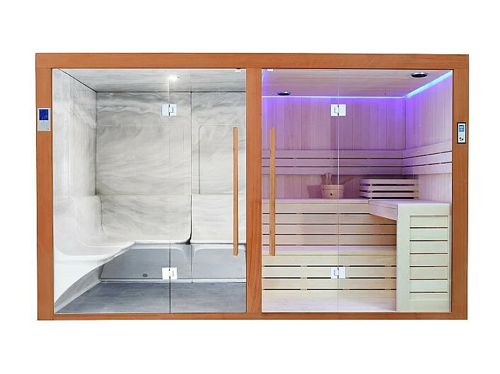 Combi Sauna Hammam Boreal® Sublimation - 8 places - 340*175*210