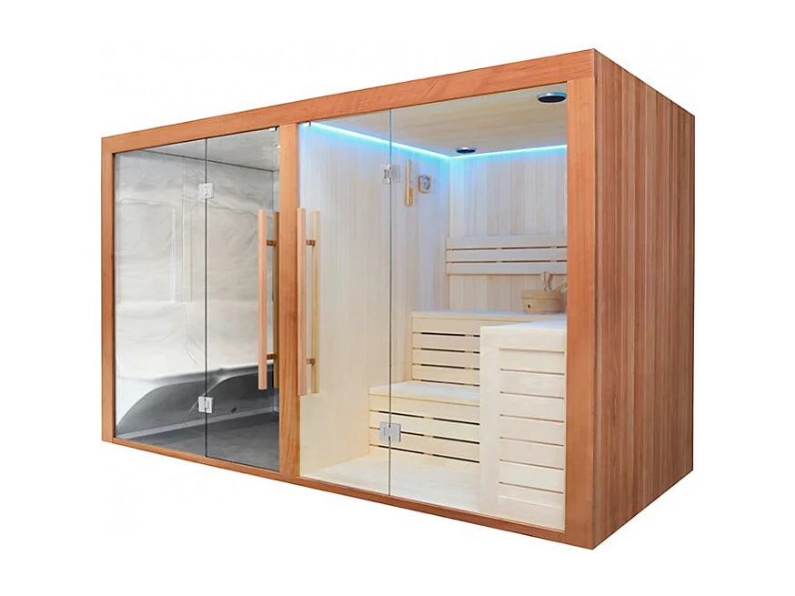 Combi Sauna Hammam Boreal® Sublimation - 8 places - 340*175*210
