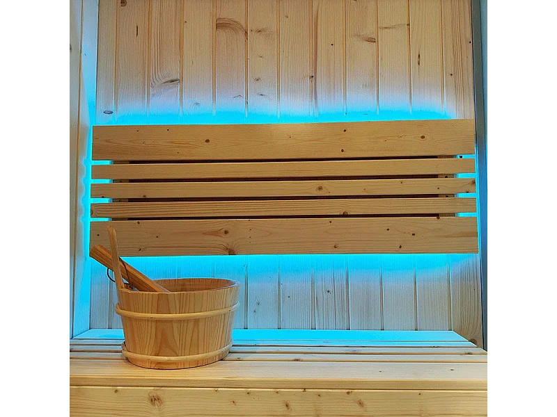 Combi Sauna Douche Hammam Boreal® SH220G - gauche