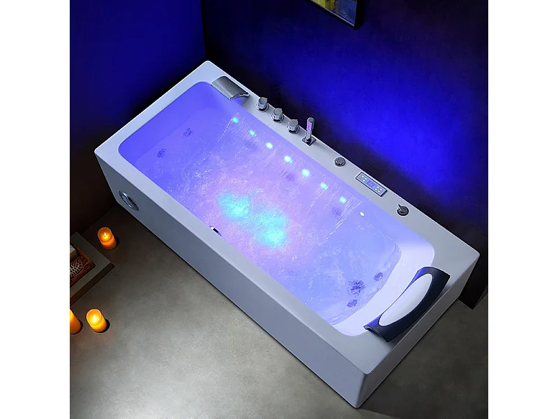 Baignoire balneo HAMILTON 170 ZELAND® 170x75 - angle gauche