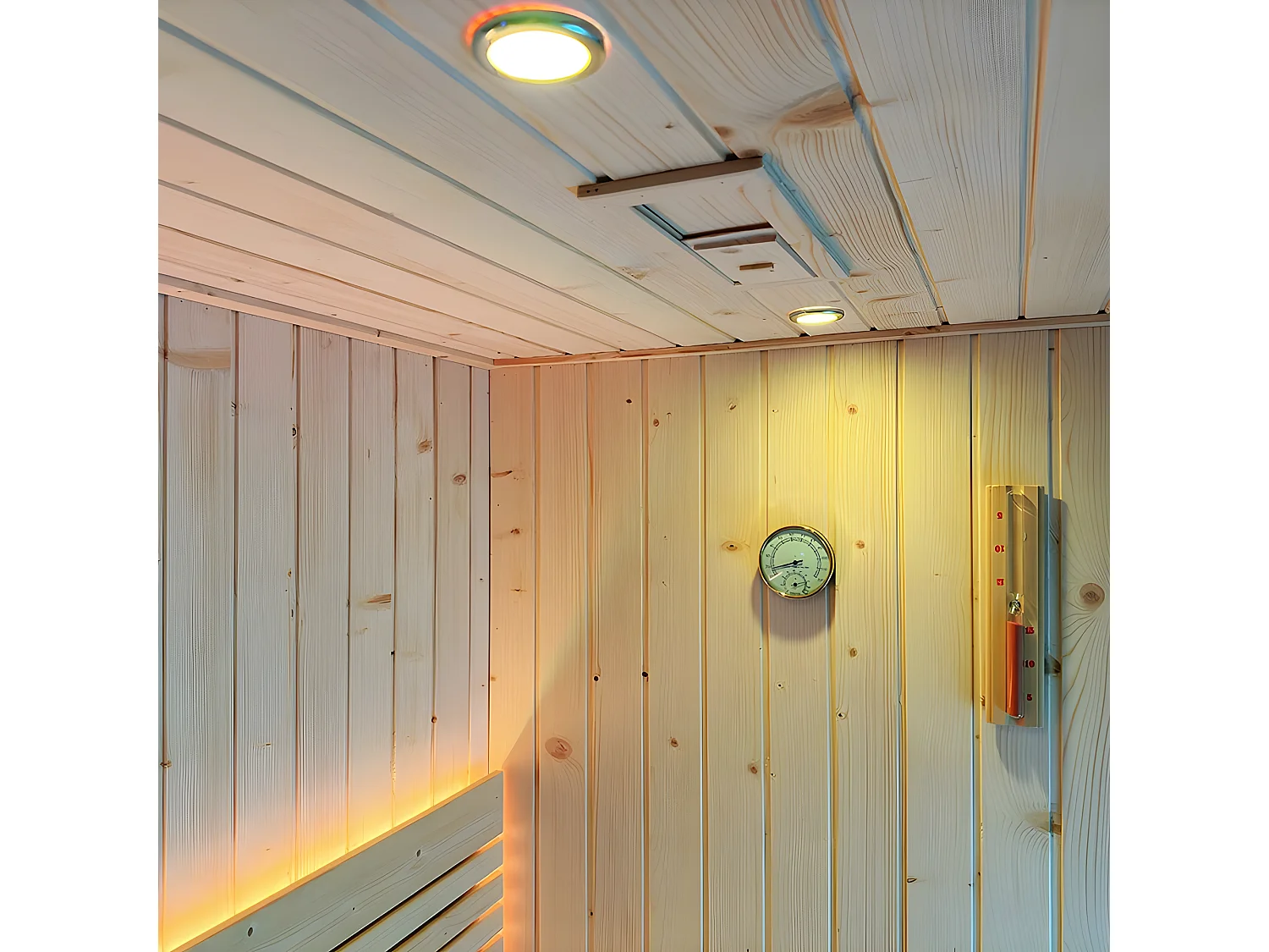 Combi Sauna Douche Hammam Boreal® SH220D - droite