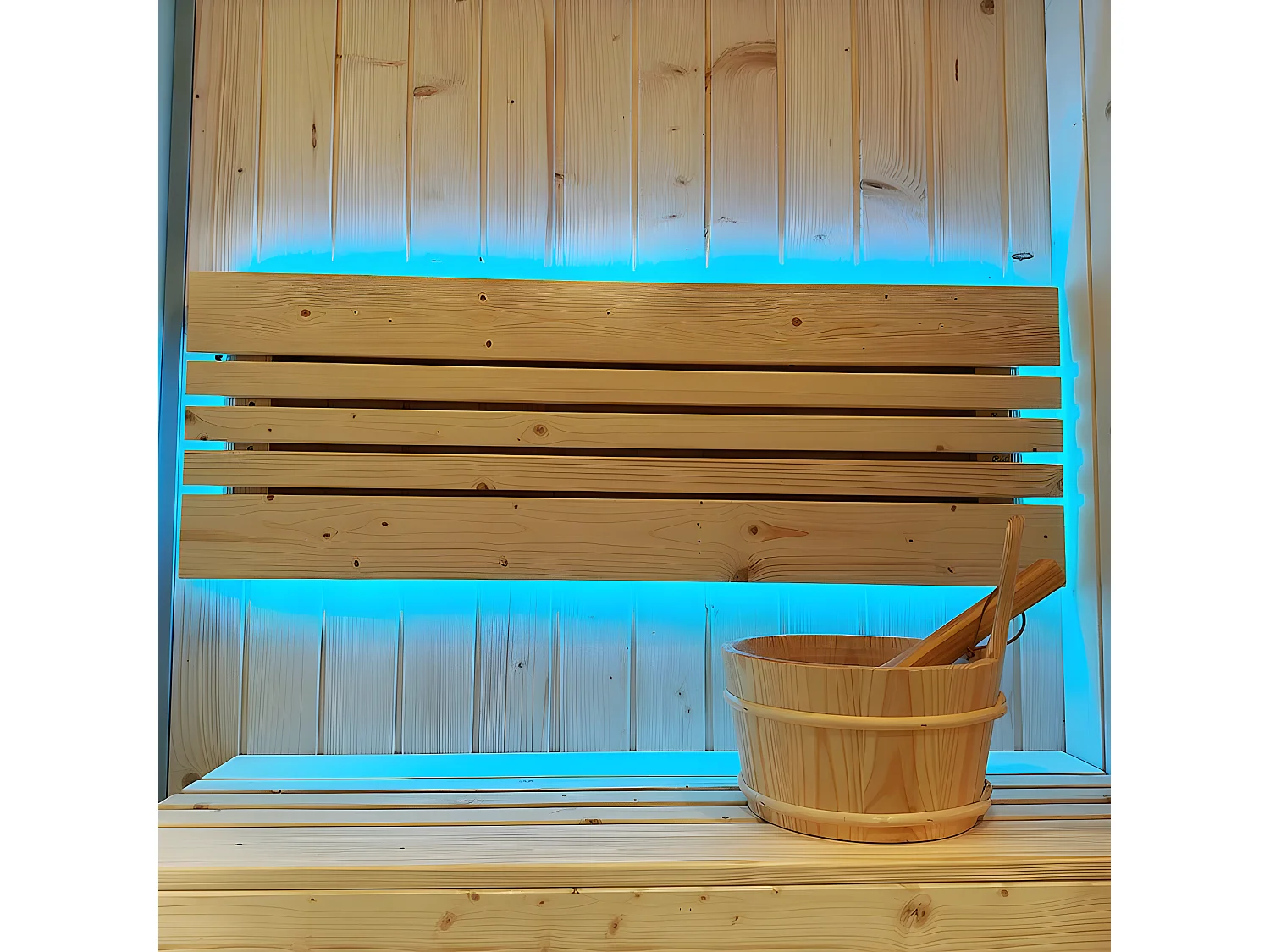 Combi Sauna Douche Hammam Boreal® SH220D - droite