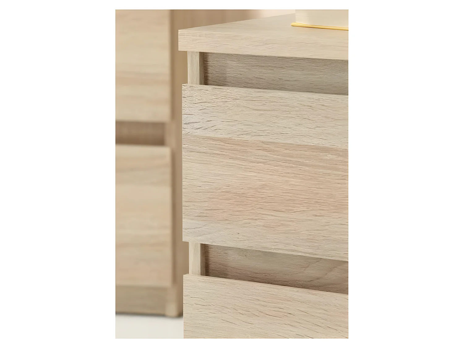 Komoda Chelsea 3 Szuflady Dębowe - Styl Ponadczasowy - Duża Pojemność