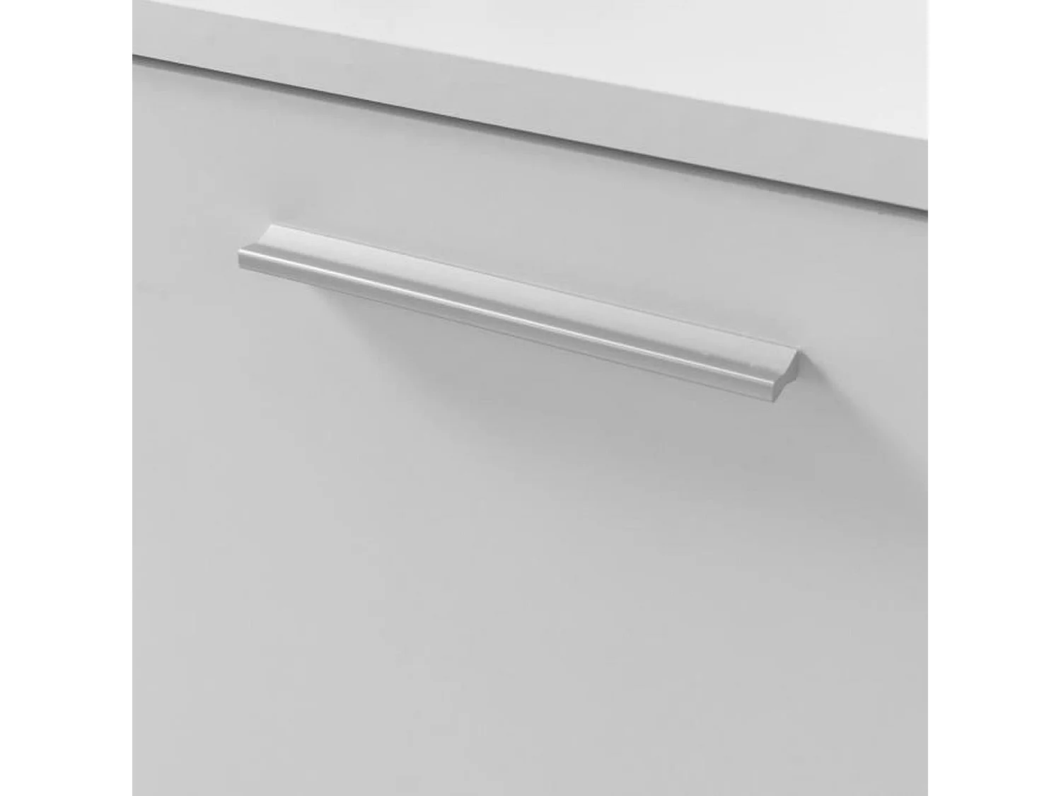 Credenza bassa Bianco opaco 4 ante 3 cassetti 179 x 42 x 74,5 cm