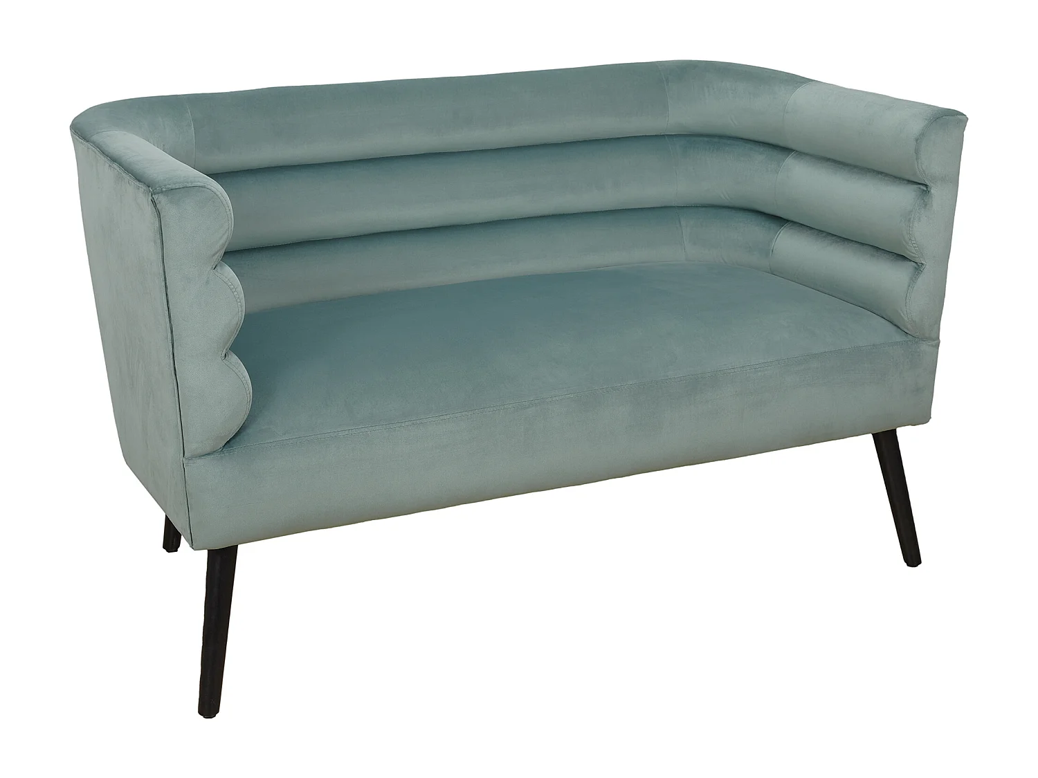 Canape Amelia Velours Vert Vert