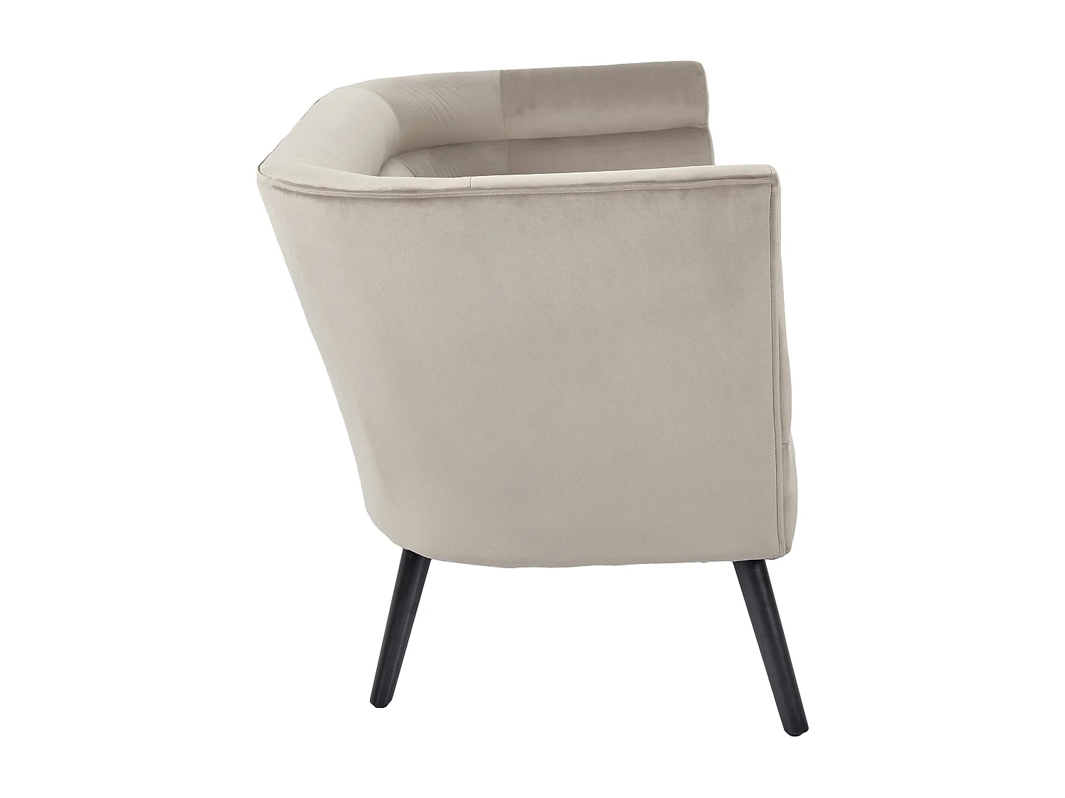 Canape Amelia Velours Taupe