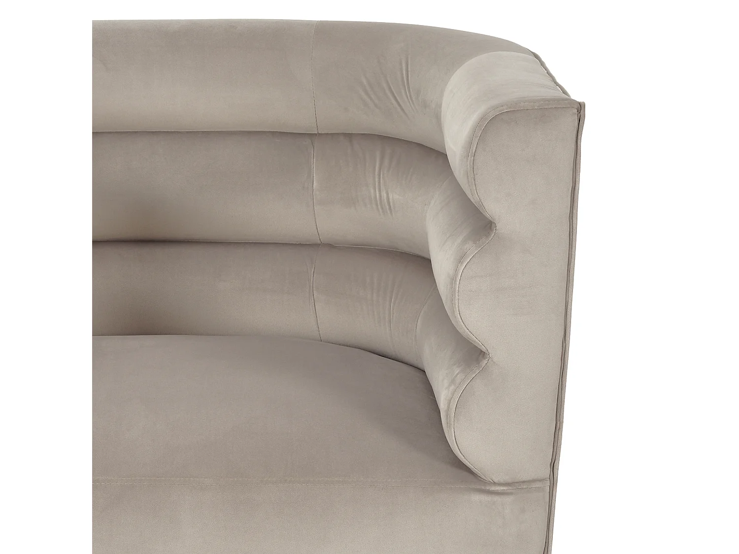 Canape Amelia Velours Taupe