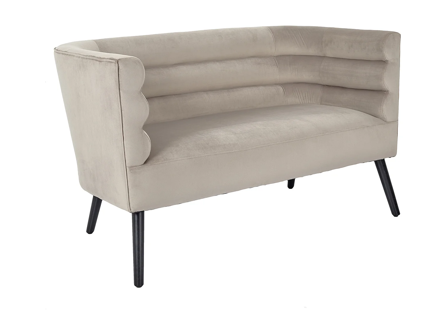 Canape Amelia Velours Taupe