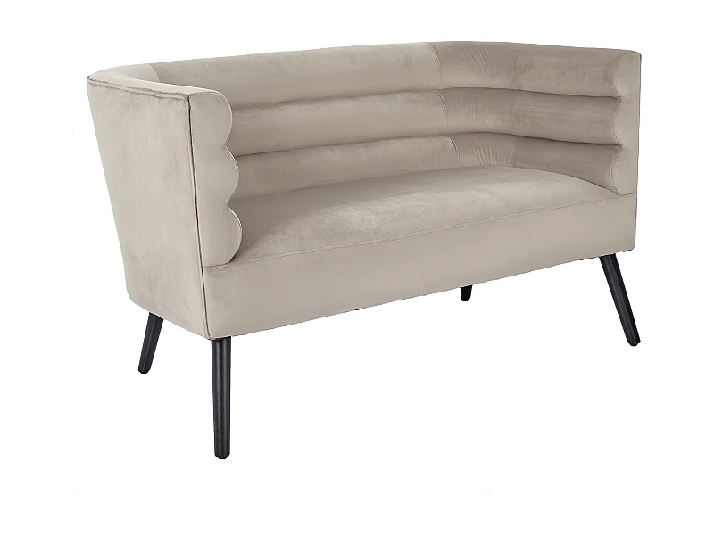 Canape Amelia Velours Taupe