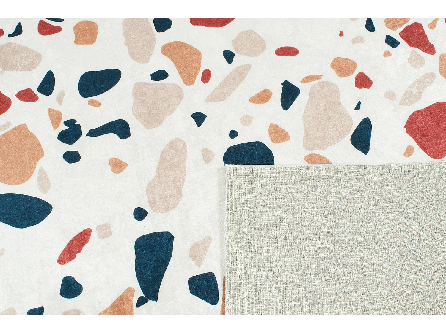 Tapis de salle de bain - ALMAFIE - multicolore - 60x130cm