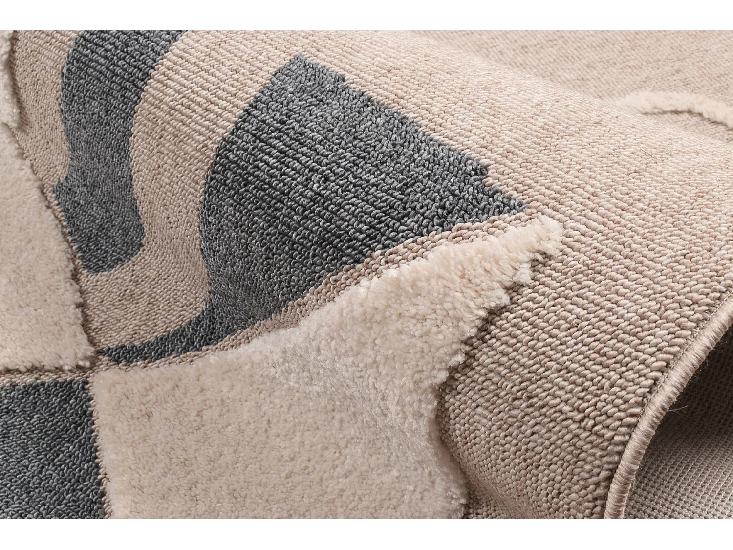 Tapis enfant - beige - crème - cerf-volant - 160x230