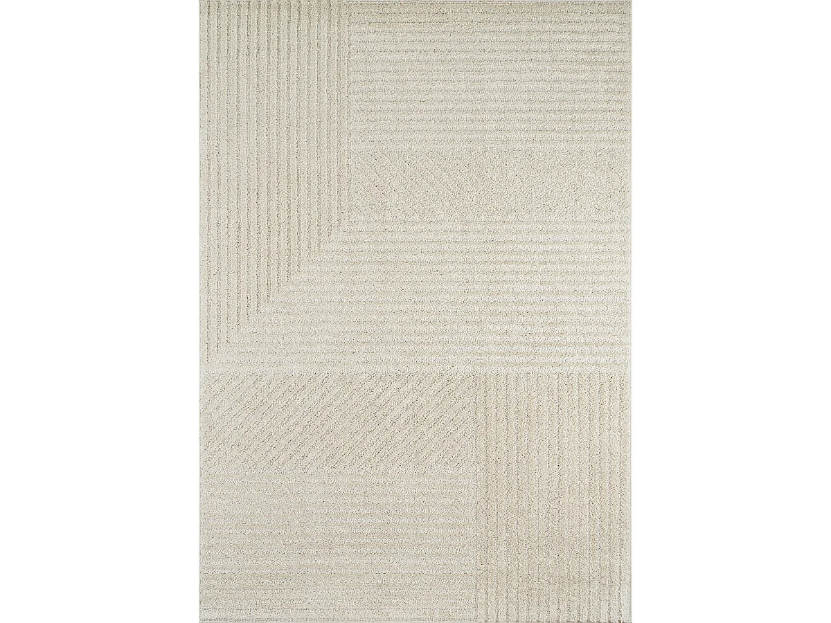 Tapis salon - crème - HARMONIE - 120x170 cm