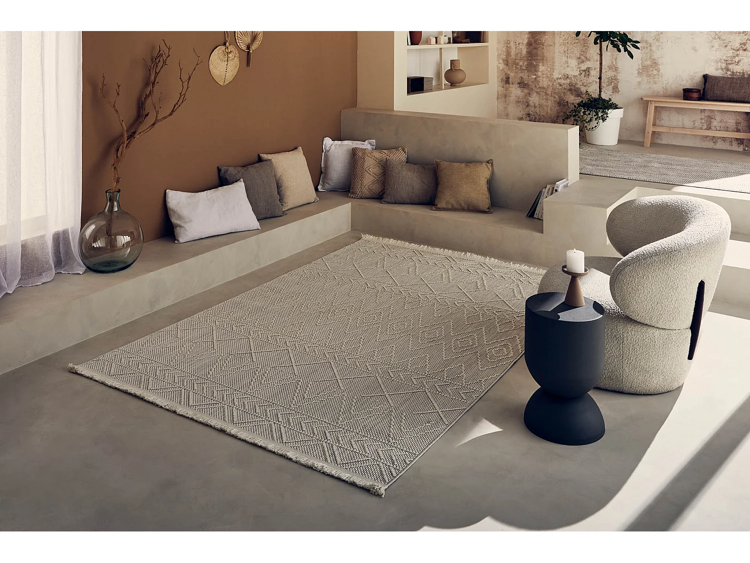 Tapis intérieur - crème - Bali - 120x170