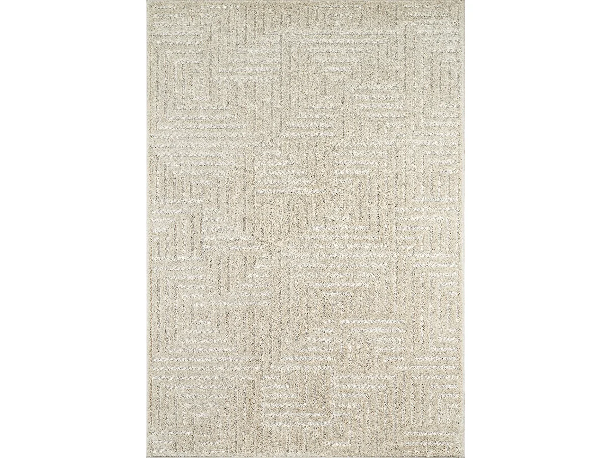 Tapis salon - crème - HARMONIE - 120x170 cm