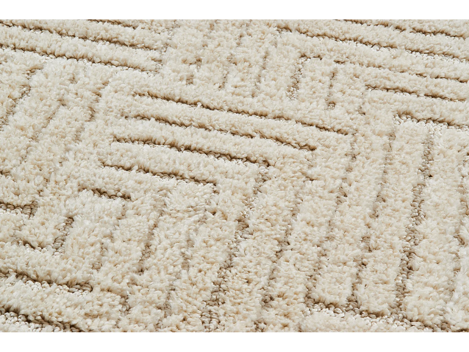 Tapis salon - crème - HARMONIE - 120x170 cm