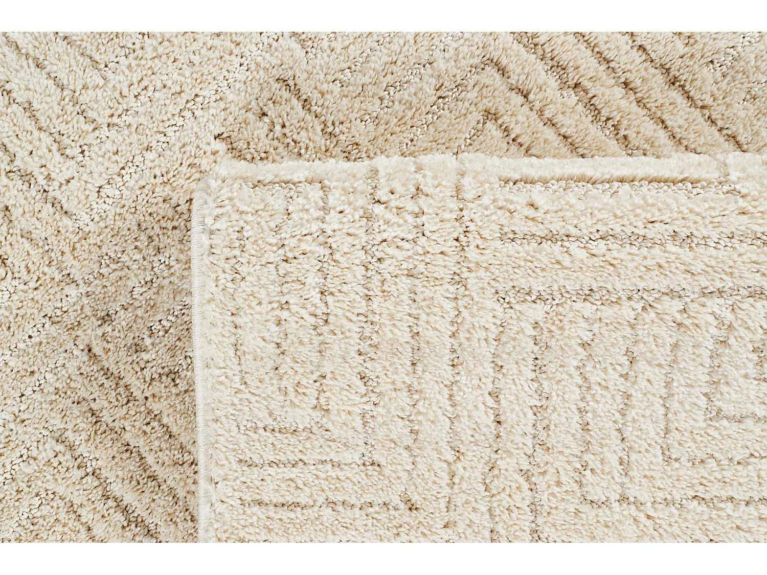 Tapis salon - crème - HARMONIE - 120x170 cm