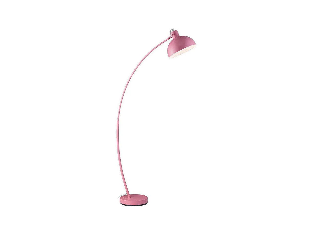 Lampadaire Arc Design "Philipsburg" 159cm Rose