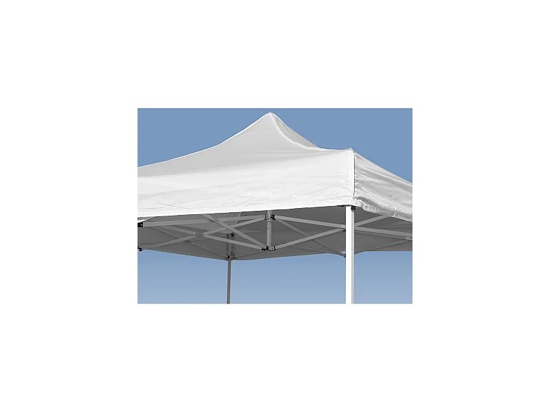 Carpa Plegable 3x3 Eco - Blanco - Impermeable - Cenador ideal para Jardín, Playa, Terrazas - Disponible en varios colores