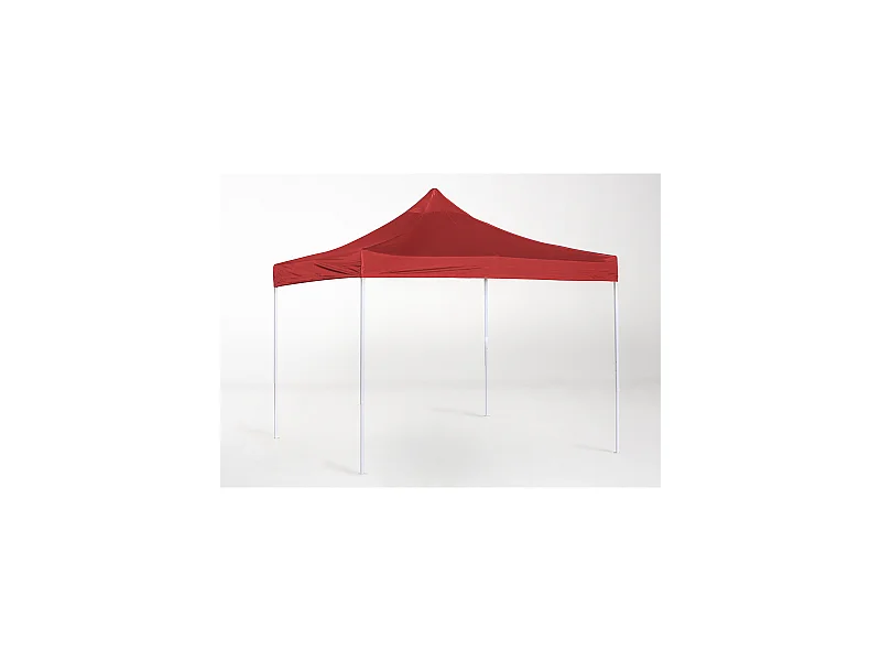 Carpa Plegable 3x3 Eco - Rojo - Impermeable - Cenador ideal para Jardín, Playa, Terrazas - Disponible en varios colores