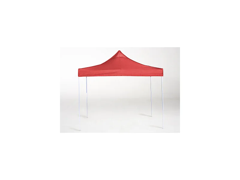 Carpa Plegable 3x3 Eco - Rojo - Impermeable - Cenador ideal para Jardín, Playa, Terrazas - Disponible en varios colores