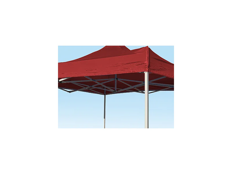 Carpa Plegable 3x3 Eco - Rojo - Impermeable - Cenador ideal para Jardín, Playa, Terrazas - Disponible en varios colores