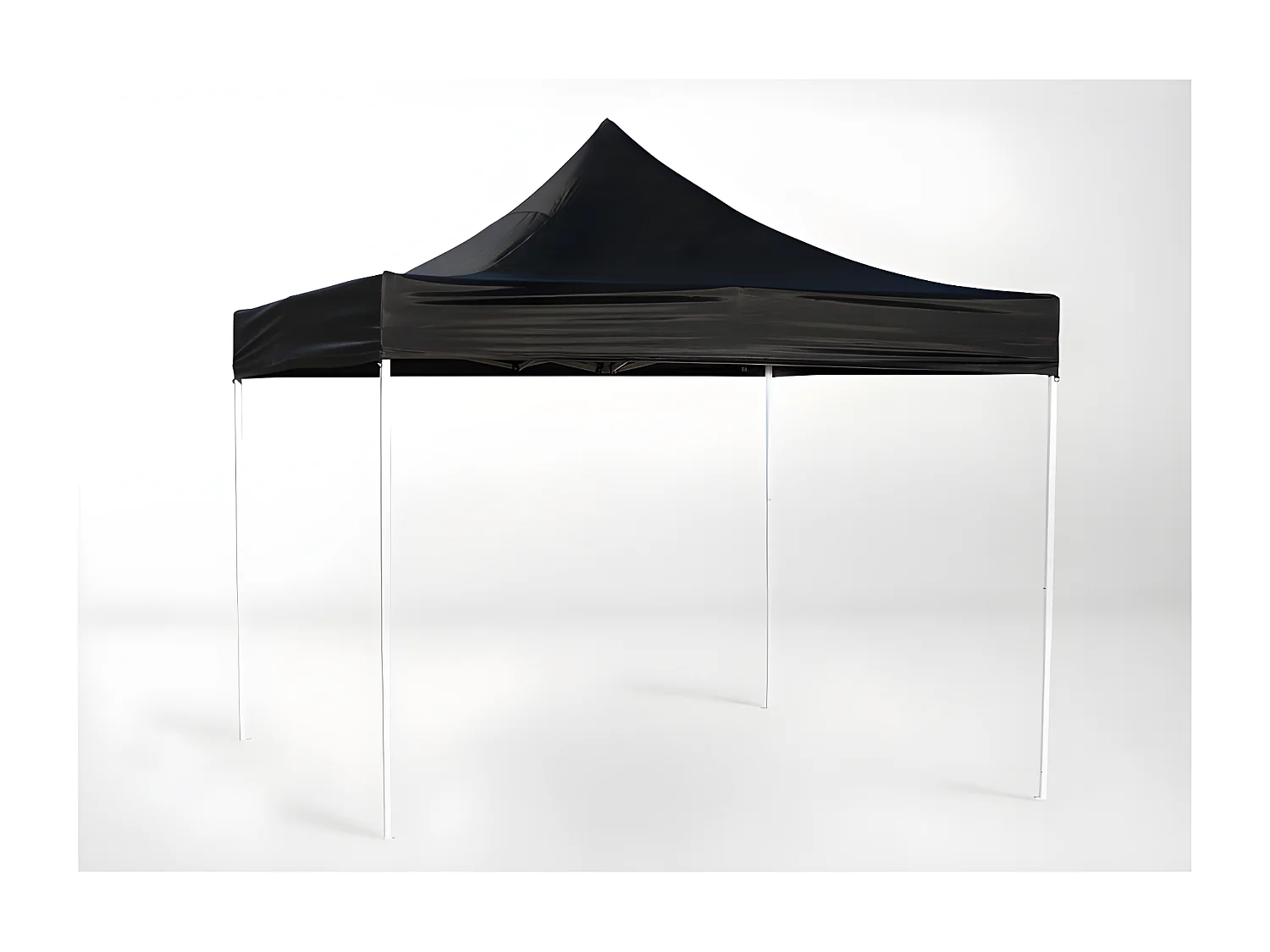 Carpa Plegable 3x3 Eco - Negro - Impermeable - Cenador ideal para Jardín, Playa, Terrazas - Disponible en varios colores