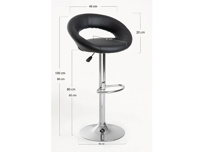 Taburetes Cocina - Taburete Onis - Negro